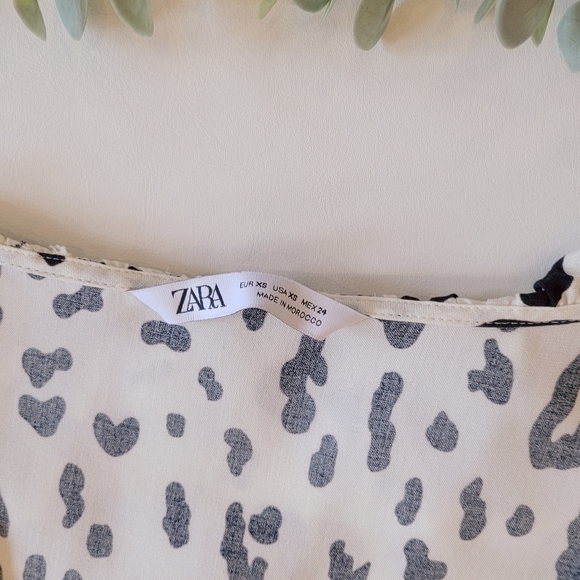 ZARA animal print top XS - Picture 9 of 11